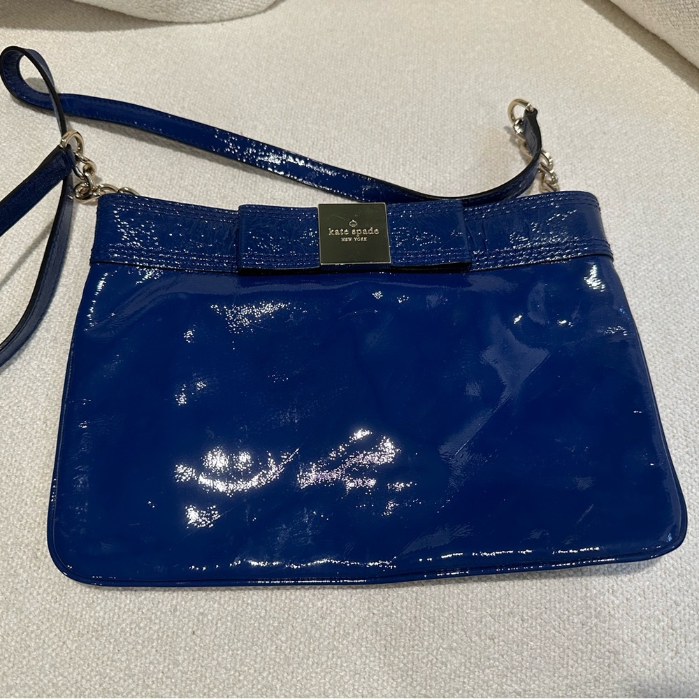 Royal Blue Kate Spade New York crossbody bag with purse bag